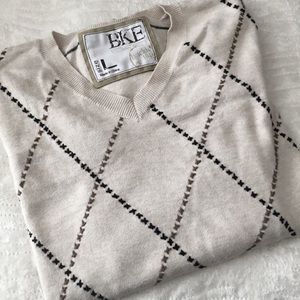 BKE ARGYLE SWEATER L